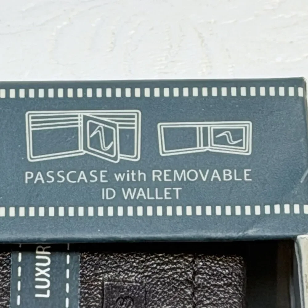 Perry Ellis Portfolio Bifold Leather Wallet